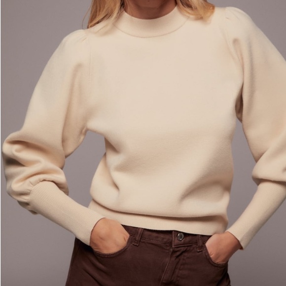 Zara Balloon Sleeve Sweater - Picture 2 of 7